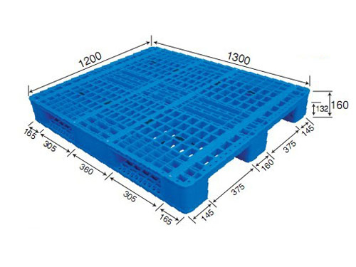 1312網格川字（置鋼管）塑料托盤