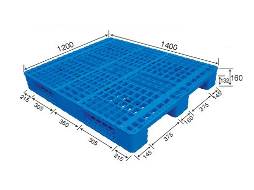 1412網格川字（置鋼管）塑料托盤