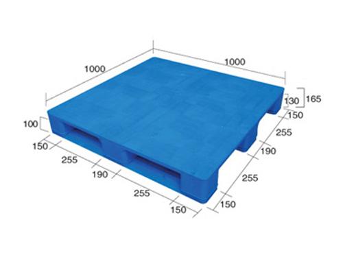 1010平板川字（置鋼管）塑料托盤